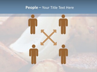 A Plate Of Food With Bananas And Bacon On It PowerPoint Template