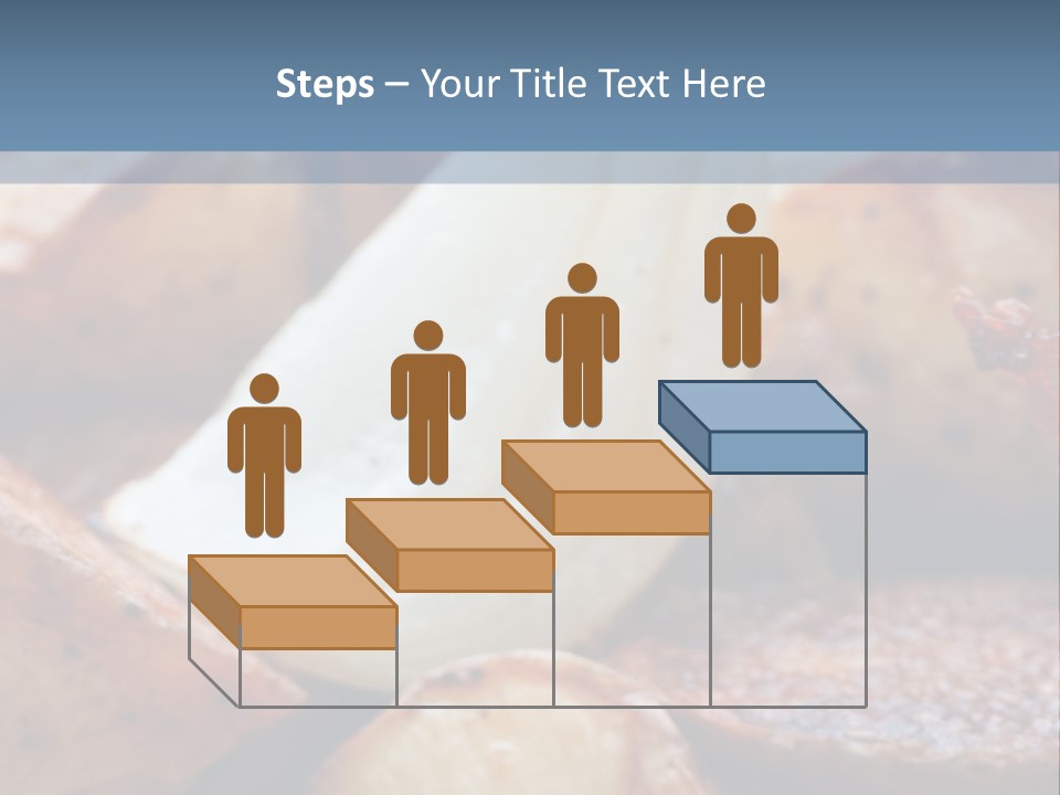 A Plate Of Food With Bananas And Bacon On It PowerPoint Template