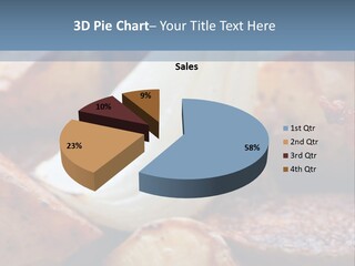 A Plate Of Food With Bananas And Bacon On It PowerPoint Template