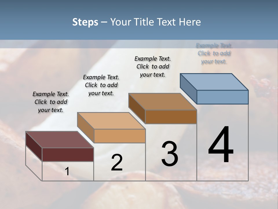 A Plate Of Food With Bananas And Bacon On It PowerPoint Template