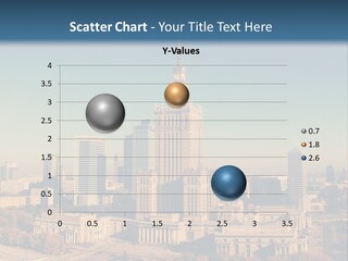 A Picture Of A City Skyline With A Blue Sky In The Background PowerPoint Template