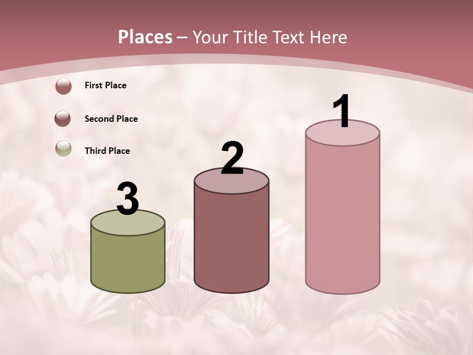 A Pink Flower Powerpoint Presentation Template PowerPoint Template