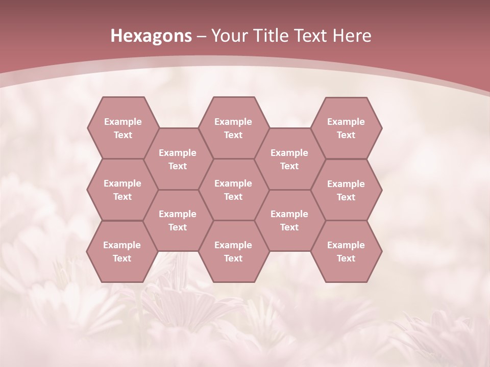 A Pink Flower Powerpoint Presentation Template PowerPoint Template