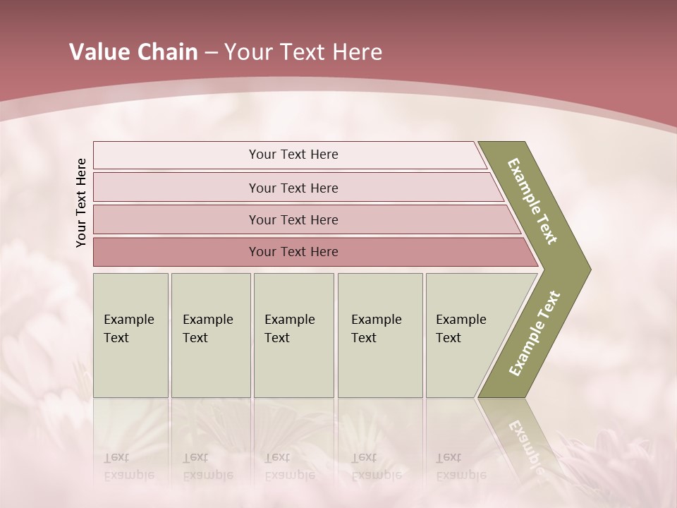 A Pink Flower Powerpoint Presentation Template PowerPoint Template