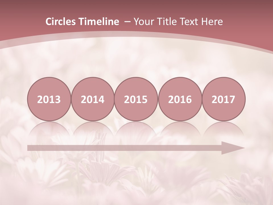 A Pink Flower Powerpoint Presentation Template PowerPoint Template