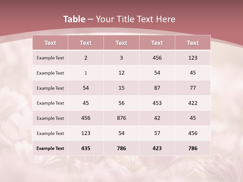 A Pink Flower Powerpoint Presentation Template PowerPoint Template