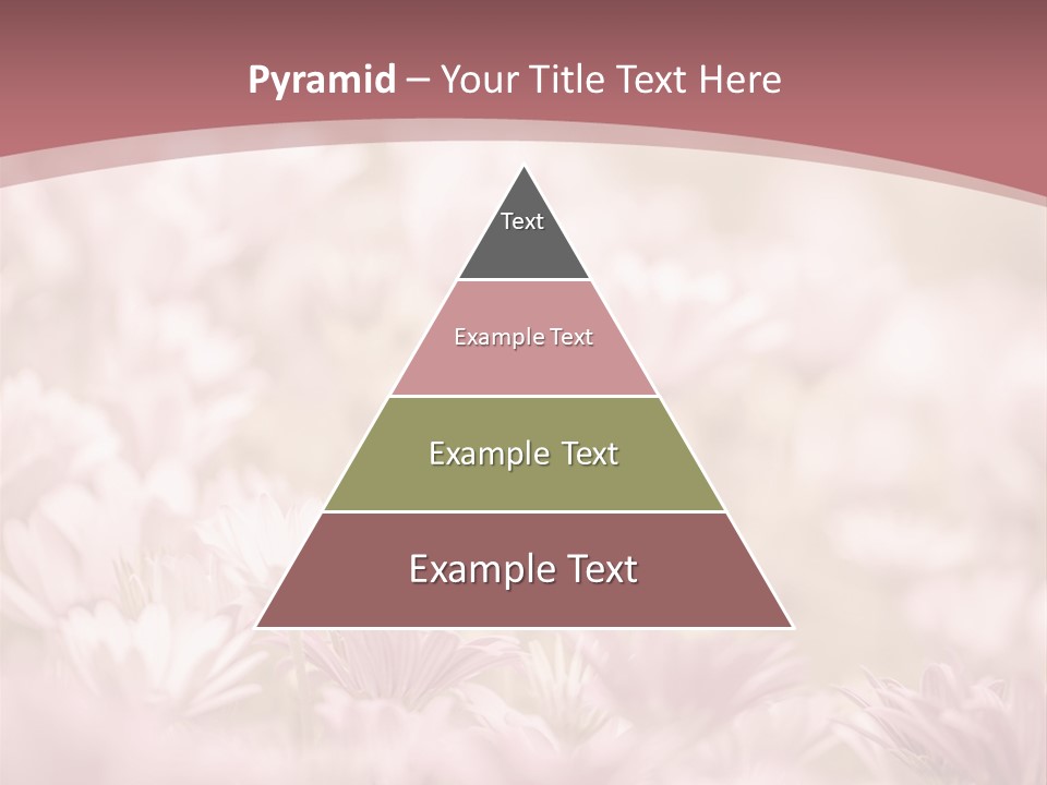 A Pink Flower Powerpoint Presentation Template PowerPoint Template