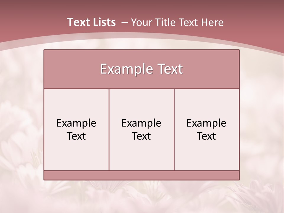 A Pink Flower Powerpoint Presentation Template PowerPoint Template
