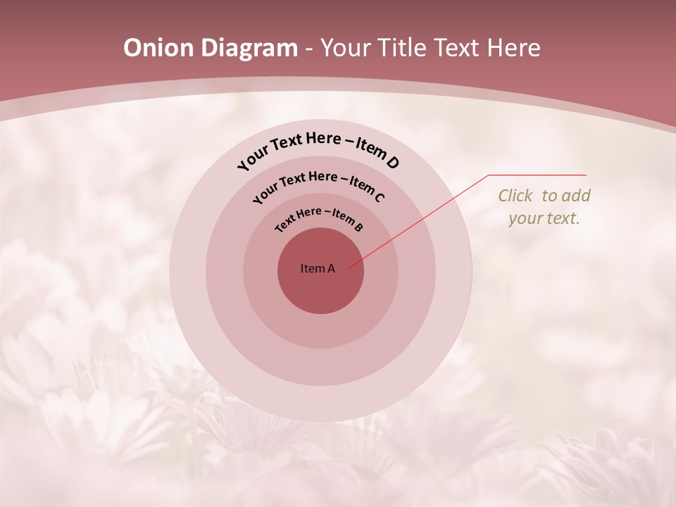 A Pink Flower Powerpoint Presentation Template PowerPoint Template
