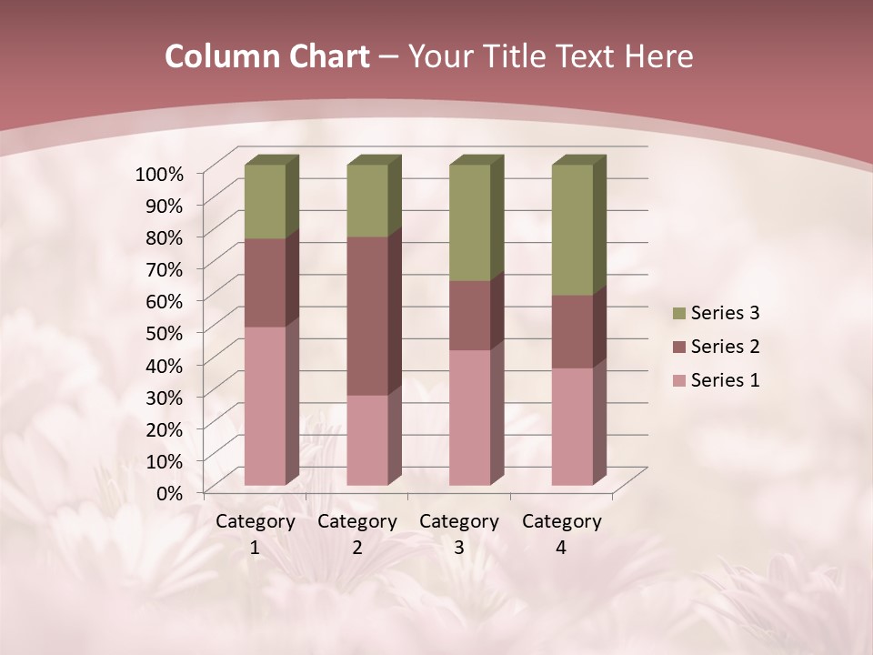 A Pink Flower Powerpoint Presentation Template PowerPoint Template