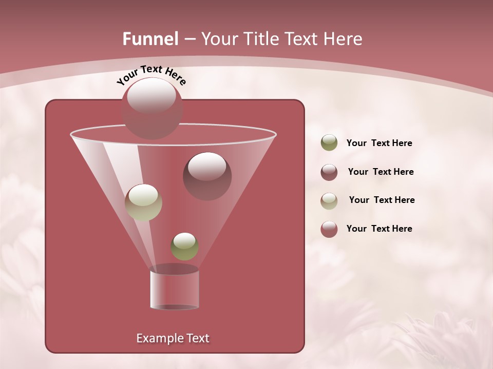 A Pink Flower Powerpoint Presentation Template PowerPoint Template