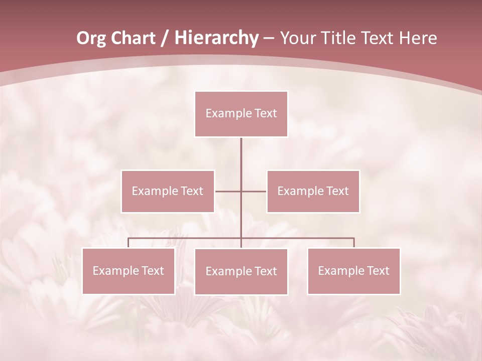 A Pink Flower Powerpoint Presentation Template PowerPoint Template