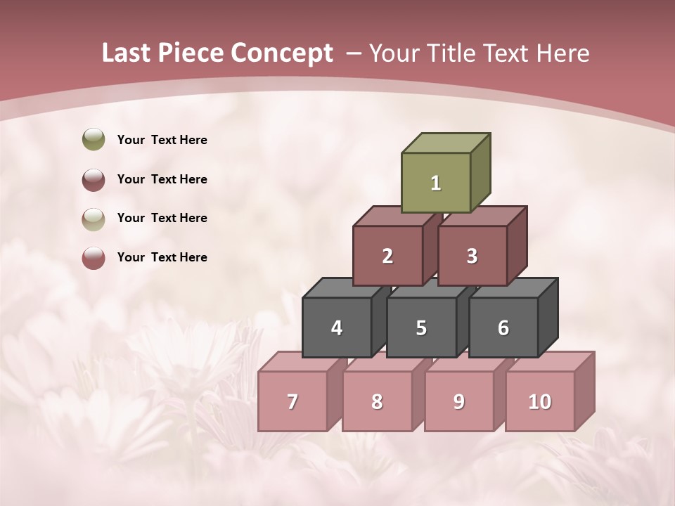 A Pink Flower Powerpoint Presentation Template PowerPoint Template