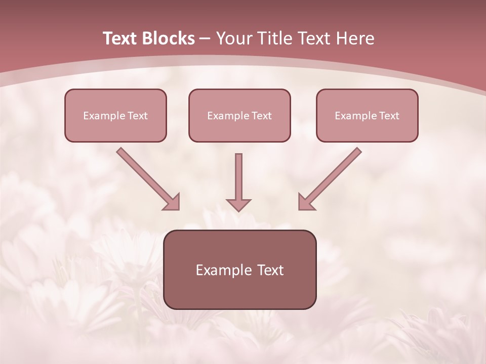 A Pink Flower Powerpoint Presentation Template PowerPoint Template