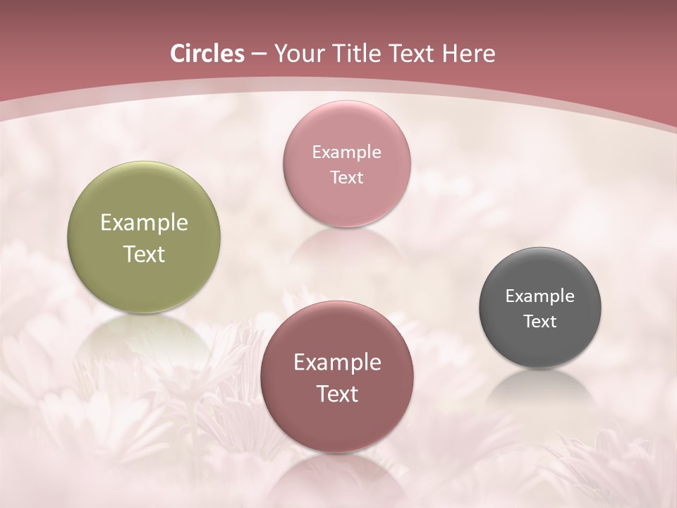 A Pink Flower Powerpoint Presentation Template PowerPoint Template