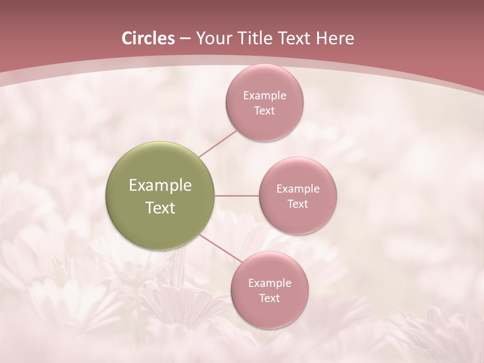 A Pink Flower Powerpoint Presentation Template PowerPoint Template