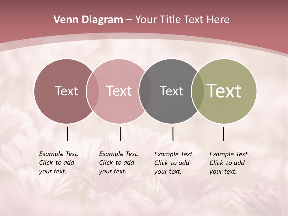 A Pink Flower Powerpoint Presentation Template PowerPoint Template