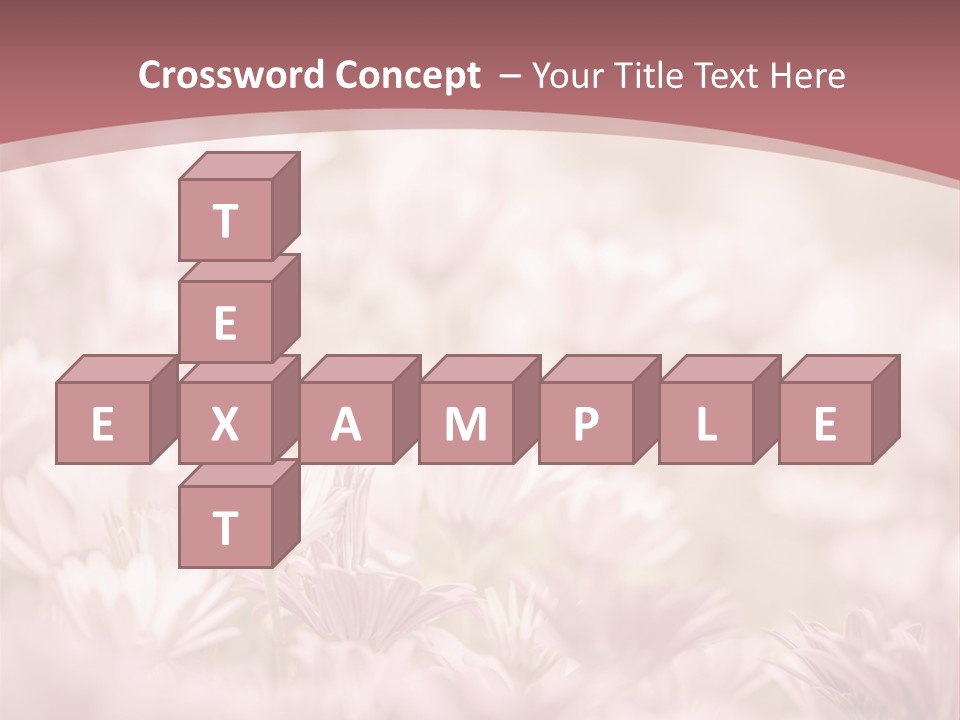 A Pink Flower Powerpoint Presentation Template PowerPoint Template