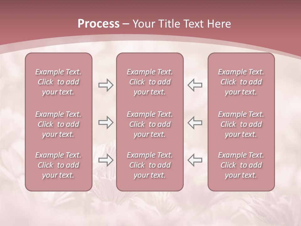 A Pink Flower Powerpoint Presentation Template PowerPoint Template