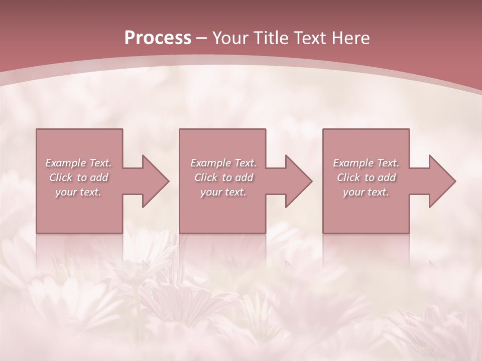 A Pink Flower Powerpoint Presentation Template PowerPoint Template