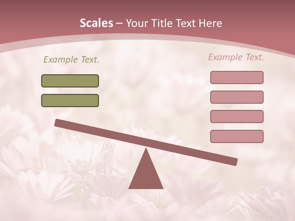 A Pink Flower Powerpoint Presentation Template PowerPoint Template