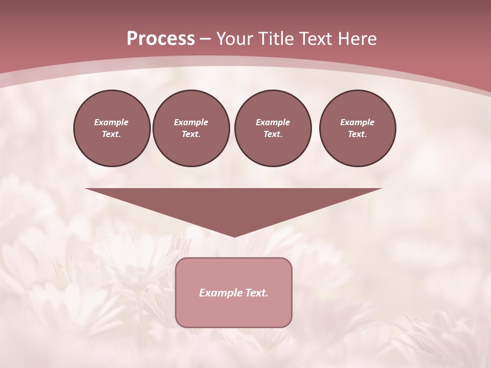 A Pink Flower Powerpoint Presentation Template PowerPoint Template
