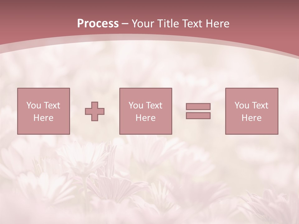 A Pink Flower Powerpoint Presentation Template PowerPoint Template