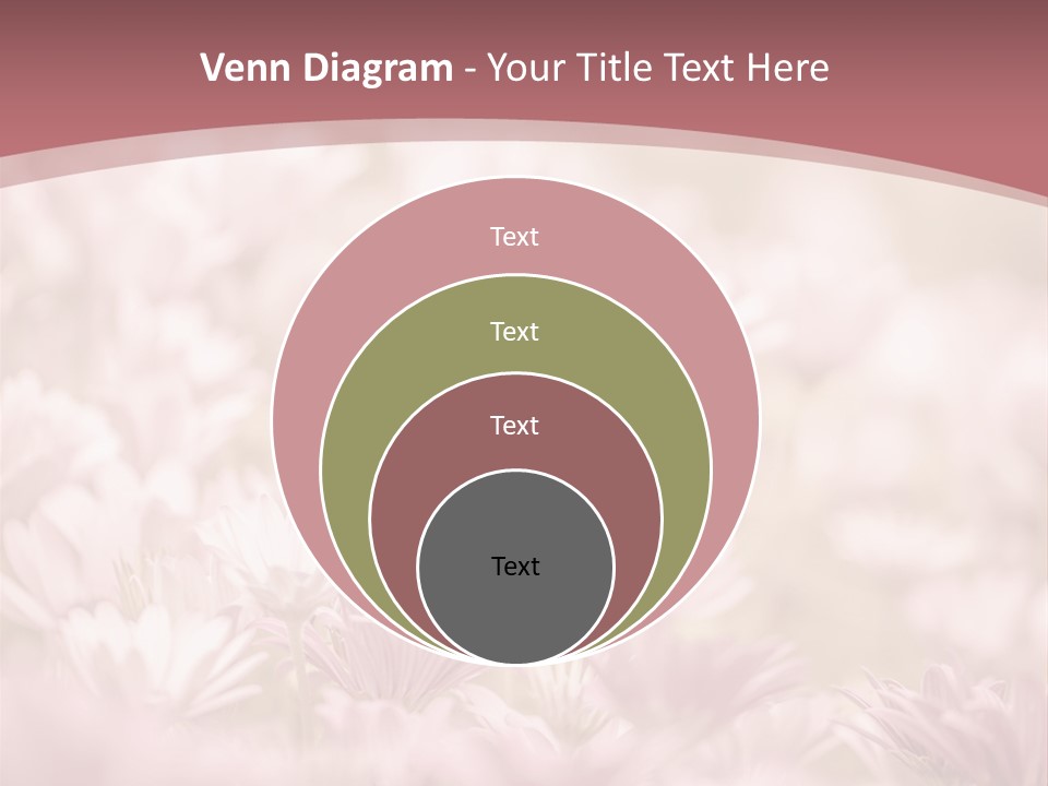 A Pink Flower Powerpoint Presentation Template PowerPoint Template