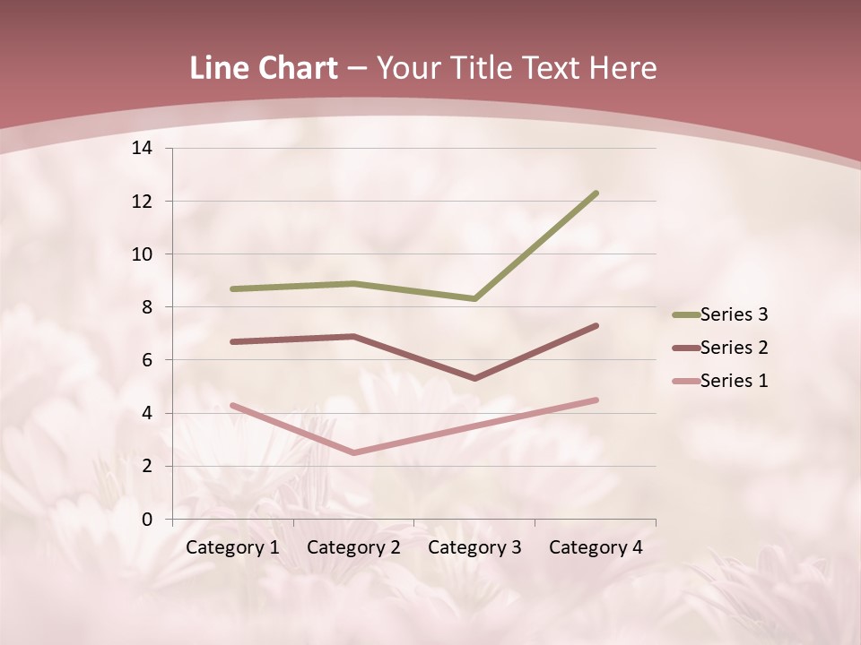 A Pink Flower Powerpoint Presentation Template PowerPoint Template