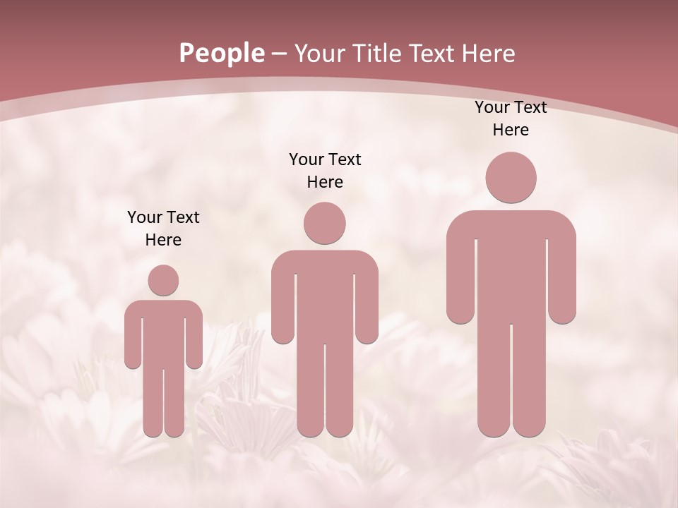 A Pink Flower Powerpoint Presentation Template PowerPoint Template