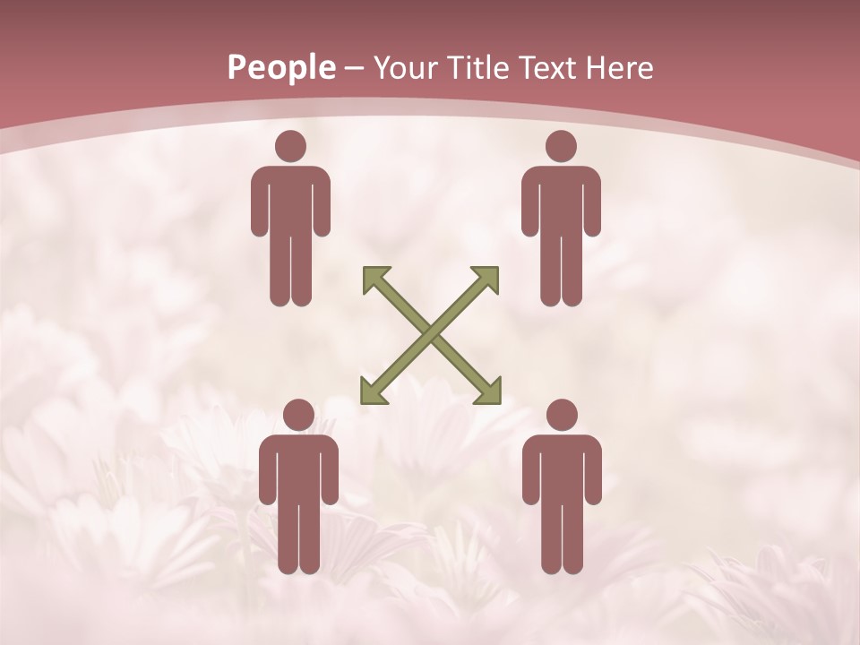 A Pink Flower Powerpoint Presentation Template PowerPoint Template