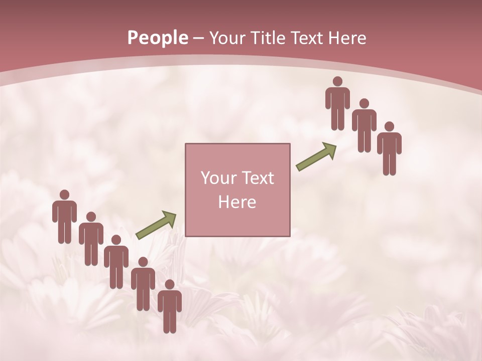 A Pink Flower Powerpoint Presentation Template PowerPoint Template