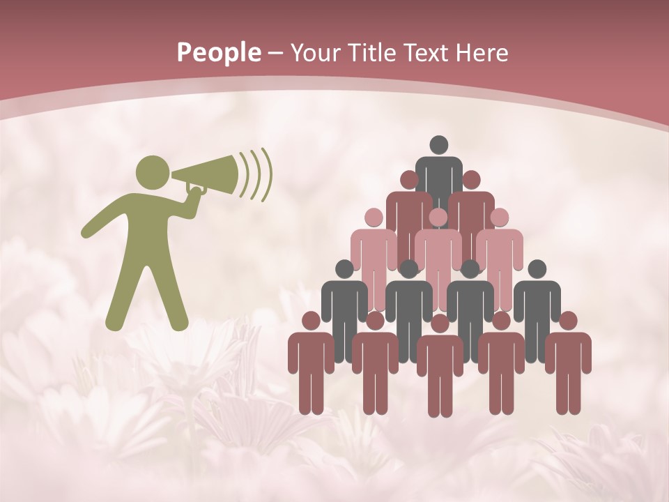 A Pink Flower Powerpoint Presentation Template PowerPoint Template