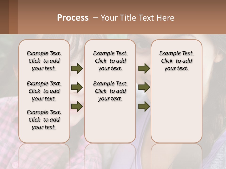 Two Young Girls Are Posing For A Picture PowerPoint Template