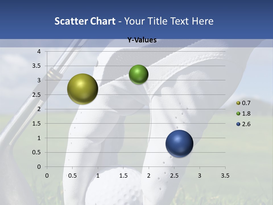 A Person Holding A Golf Ball And A Golf Club PowerPoint Template