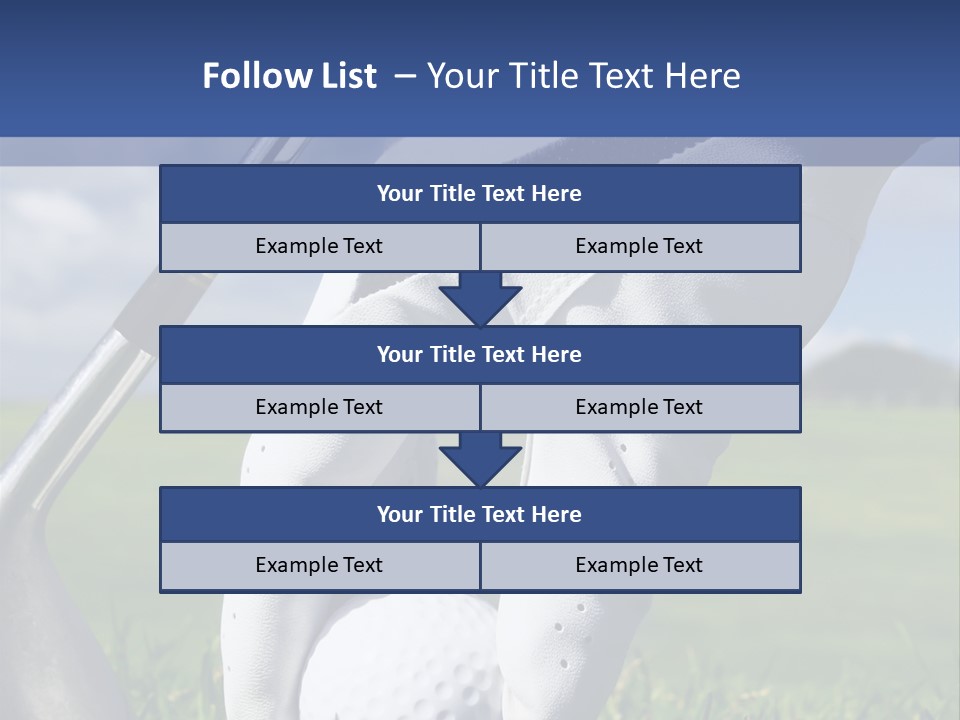 A Person Holding A Golf Ball And A Golf Club PowerPoint Template