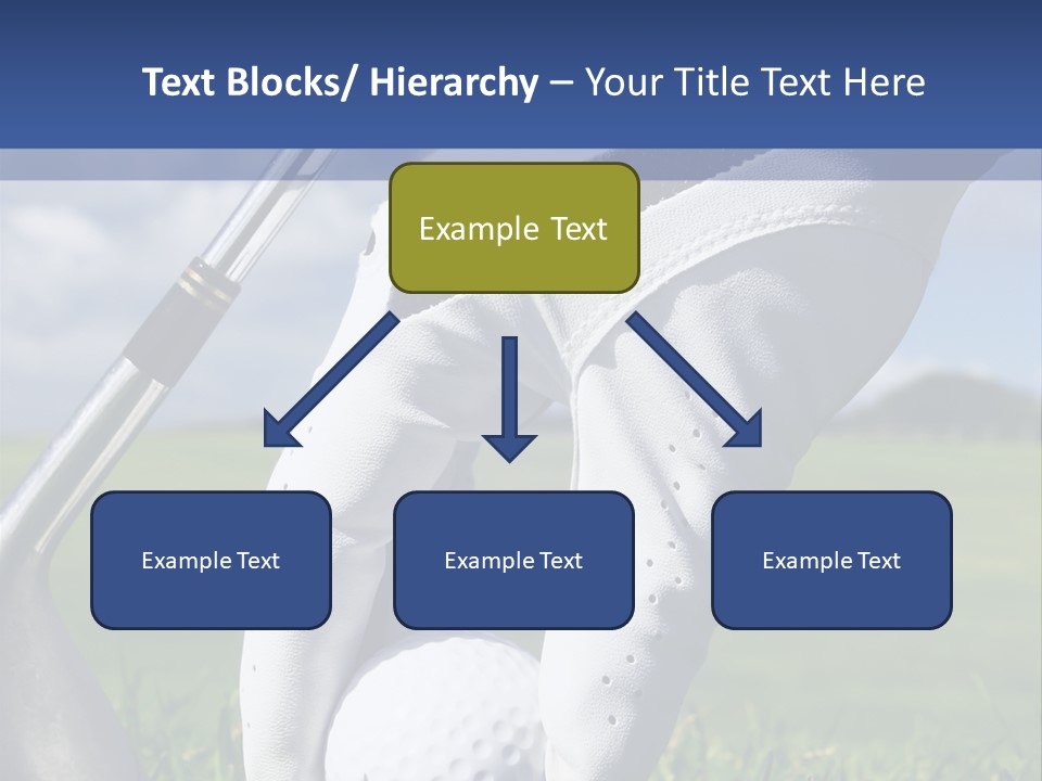 A Person Holding A Golf Ball And A Golf Club PowerPoint Template