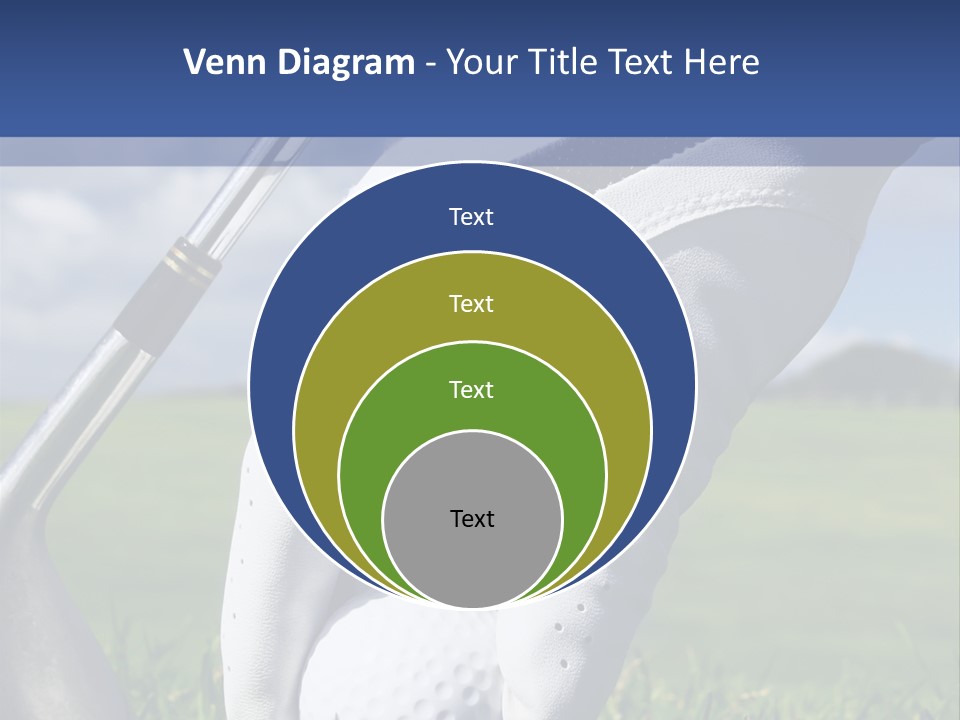 A Person Holding A Golf Ball And A Golf Club PowerPoint Template