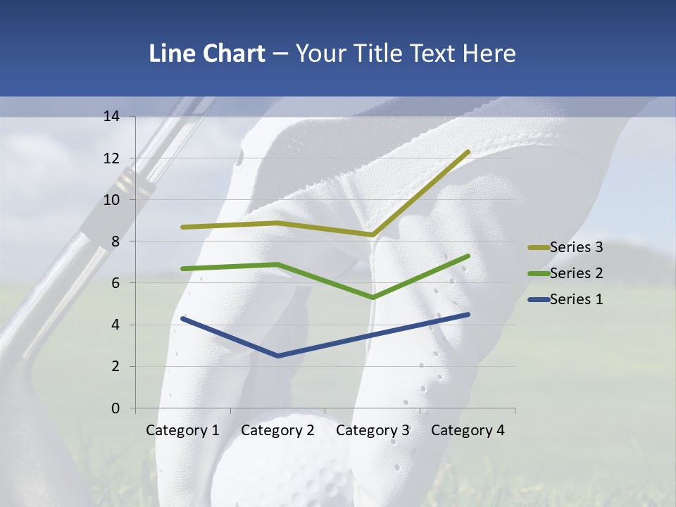 A Person Holding A Golf Ball And A Golf Club PowerPoint Template