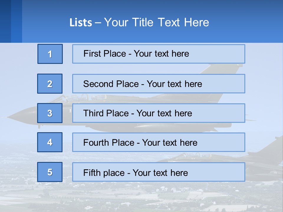 Two Military Jets Flying In The Sky Powerpoint Template PowerPoint Template