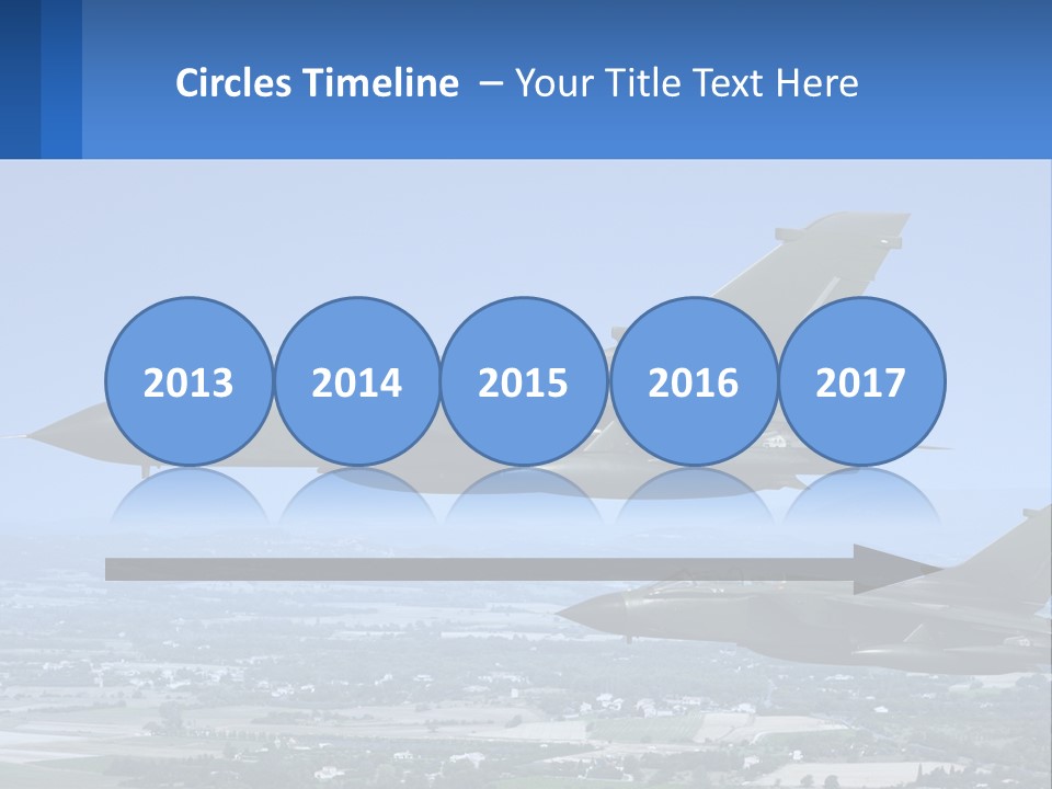 Two Military Jets Flying In The Sky Powerpoint Template PowerPoint Template