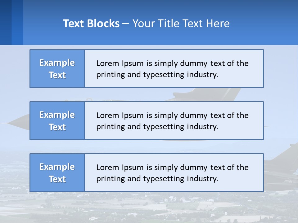 Two Military Jets Flying In The Sky Powerpoint Template PowerPoint Template