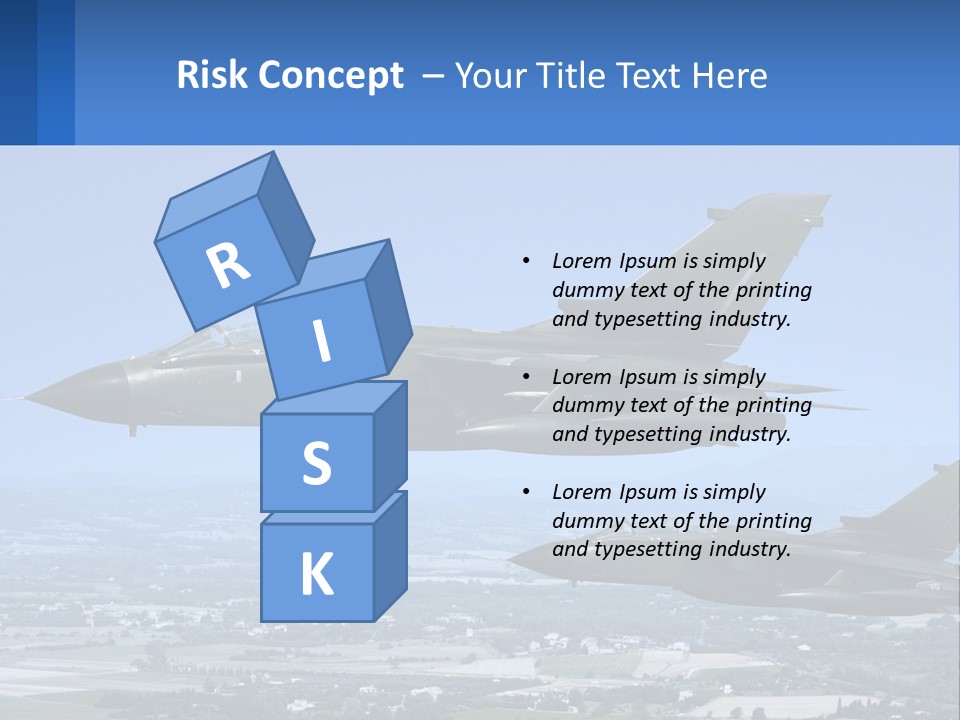 Two Military Jets Flying In The Sky Powerpoint Template PowerPoint Template