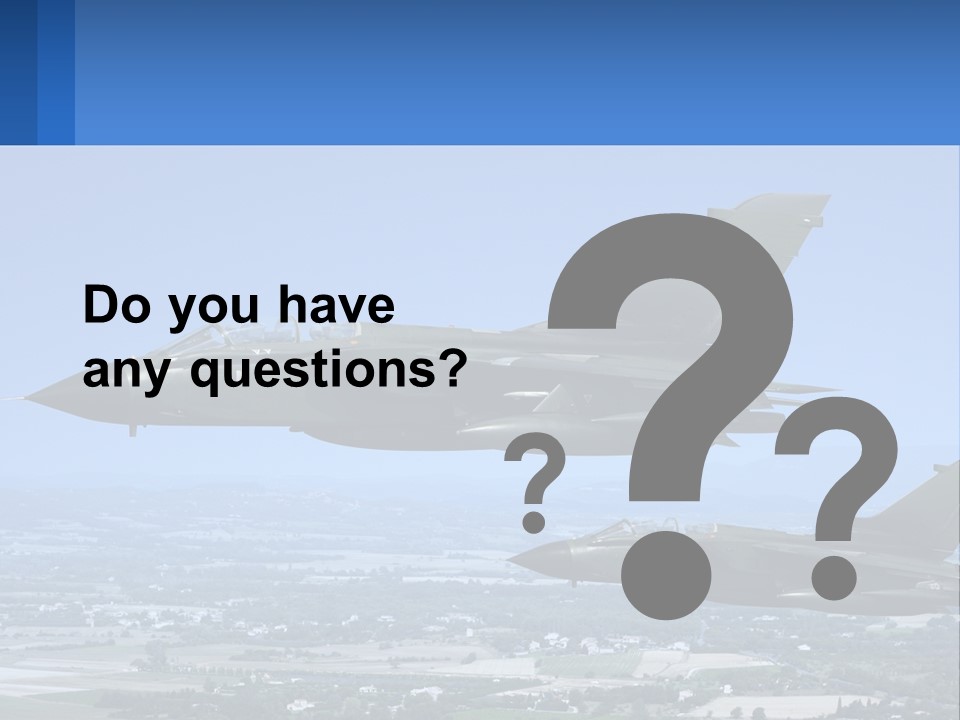 Two Military Jets Flying In The Sky Powerpoint Template PowerPoint Template