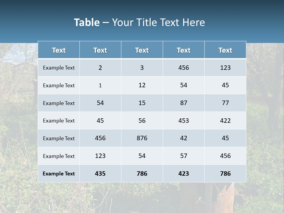 A Bunch Of Beehives In The Middle Of A Field PowerPoint Template