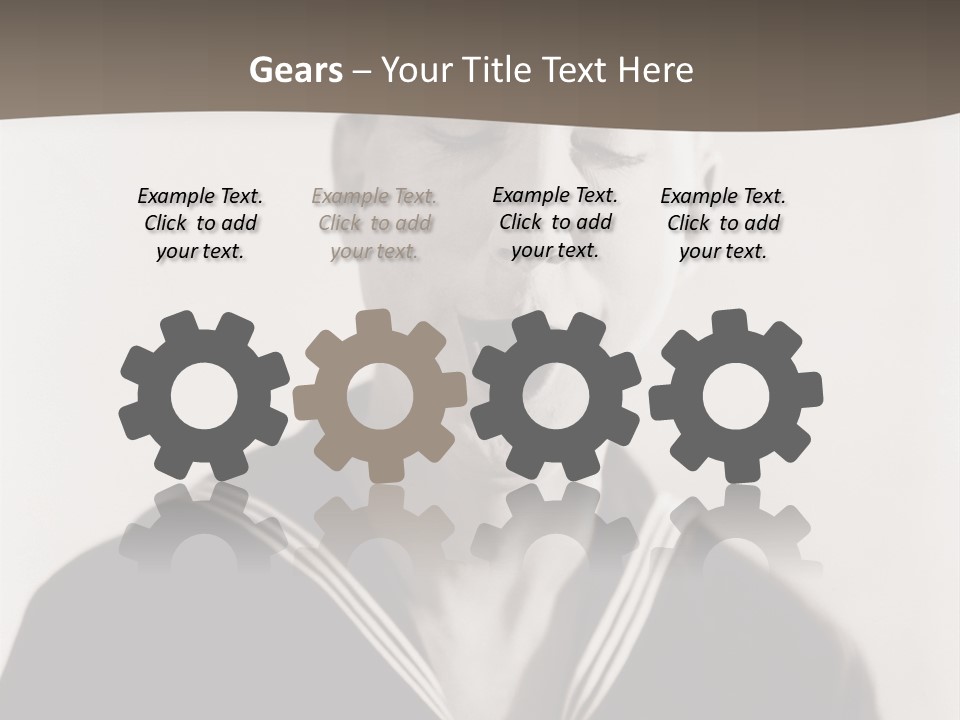 A Black And White Photo Of A Sailor Making A Funny Face PowerPoint Template