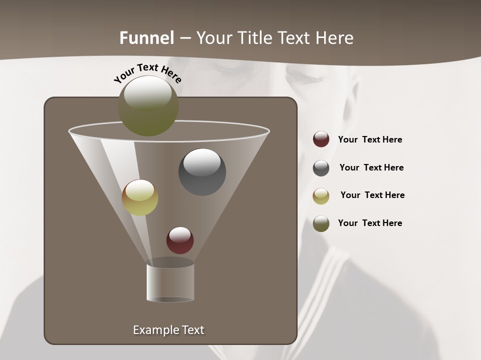 A Black And White Photo Of A Sailor Making A Funny Face PowerPoint Template