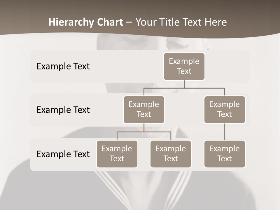 A Black And White Photo Of A Sailor Making A Funny Face PowerPoint Template