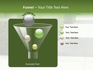 A Row Of Hedges On A Sidewalk In Front Of A Building PowerPoint Template