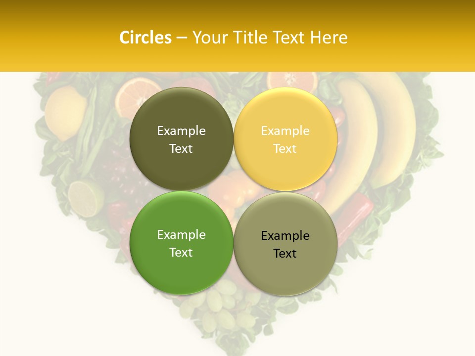 Set Of Fruits PowerPoint Template